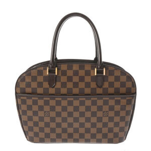Louis Vuitton Damier Saria Horizontal Brown Canvas Handbag